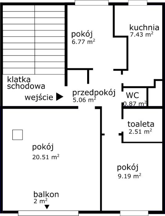 Mieszkanie 3-pokojowe Kraków Prądnik Czerwony, ul. Jakuba Majora