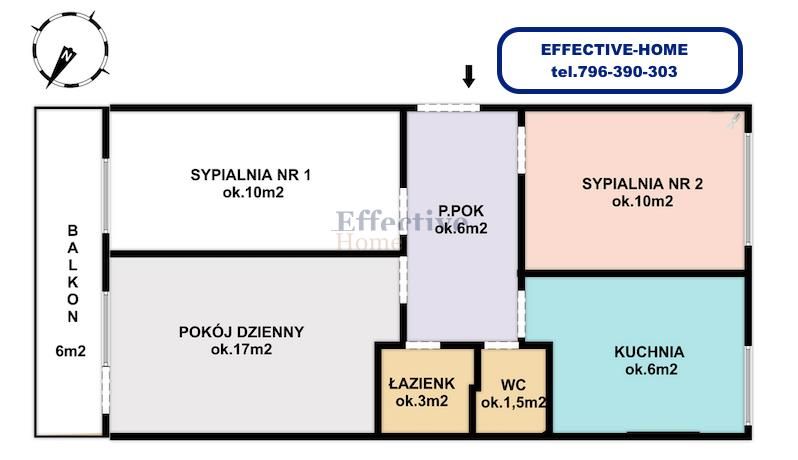 Mieszkanie 3-pokojowe Wrocław Fabryczna, ul. Kwiska. Zdjęcie 7