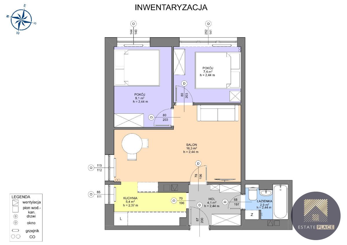 Mieszkanie 3-pokojowe Warszawa Mokotów, ul. Śniardwy. Zdjęcie 9