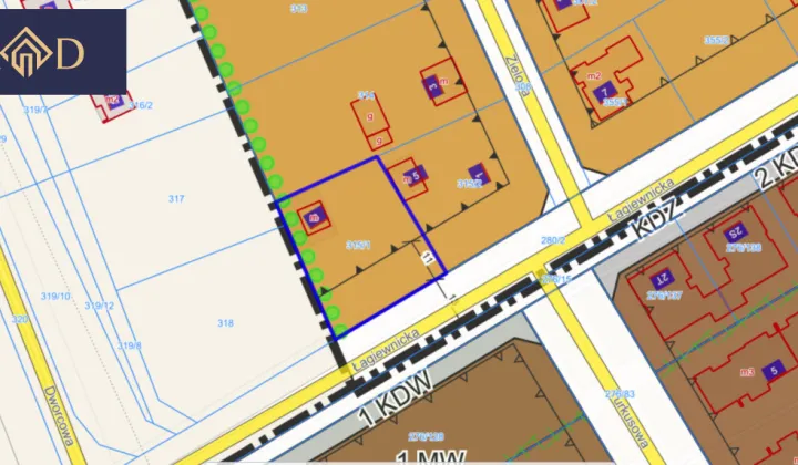 Działka inwestycyjna Złotniki, ul. Łagiewnicka