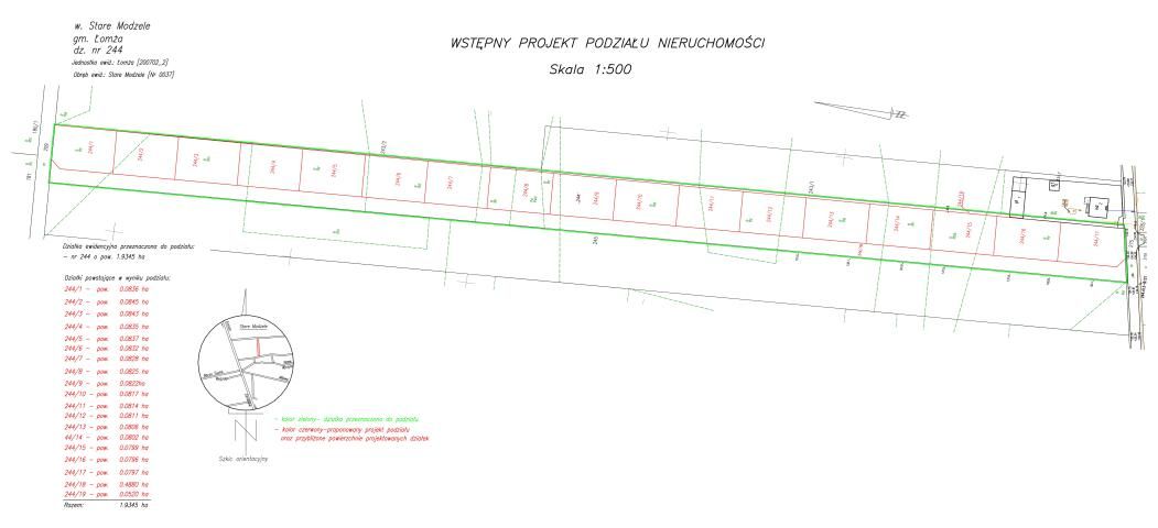 Działka budowlana Stare Modzele. Zdjęcie 13
