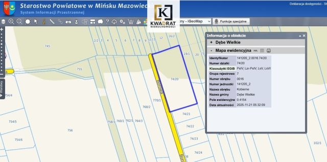 Działka budowlana Kobierne, ul. Ułańska. Zdjęcie 1