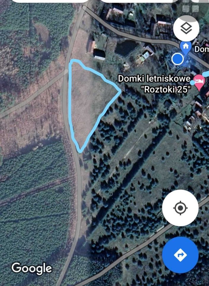 Działka budowlana Roztoki. Zdjęcie 2