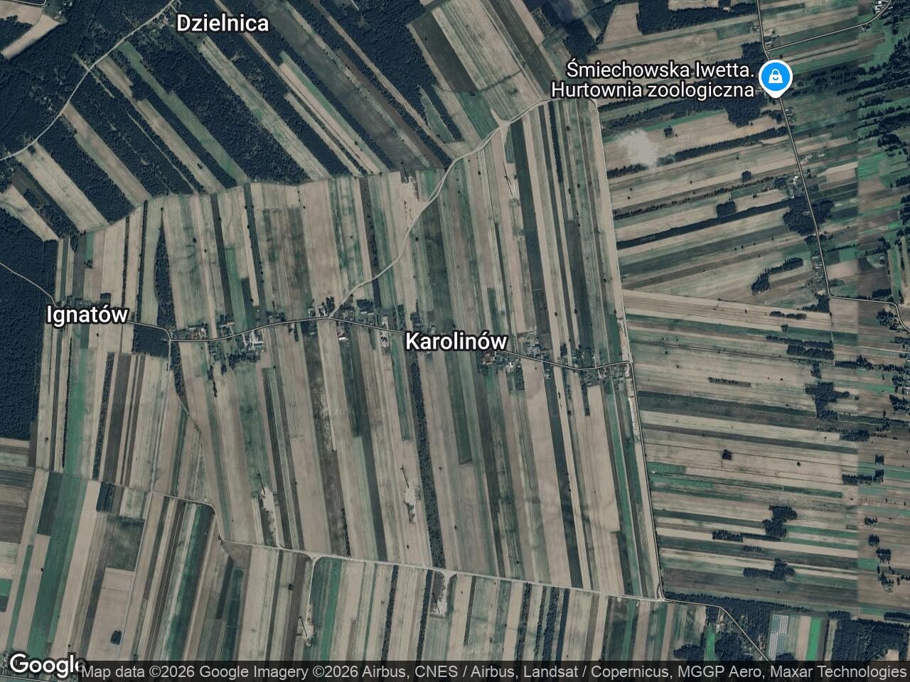 Działka rolna Karolinów