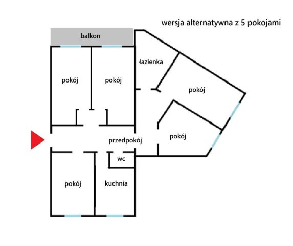 Mieszkanie 4-pokojowe Rzeszów Nowe Miasto, al. prof. Adama Krzyżanowskiego. Zdjęcie 12