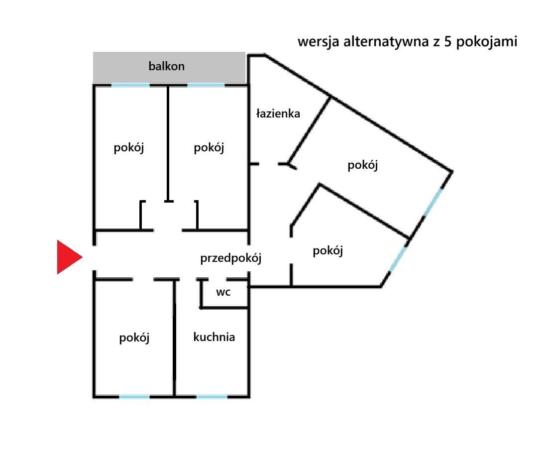 Mieszkanie 4-pokojowe Rzeszów Nowe Miasto, al. prof. Adama Krzyżanowskiego. Zdjęcie 12