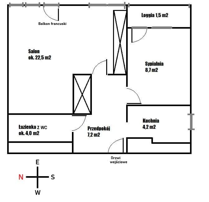 Mieszkanie 2-pokojowe Warszawa Wola, ul. Okopowa. Zdjęcie 18
