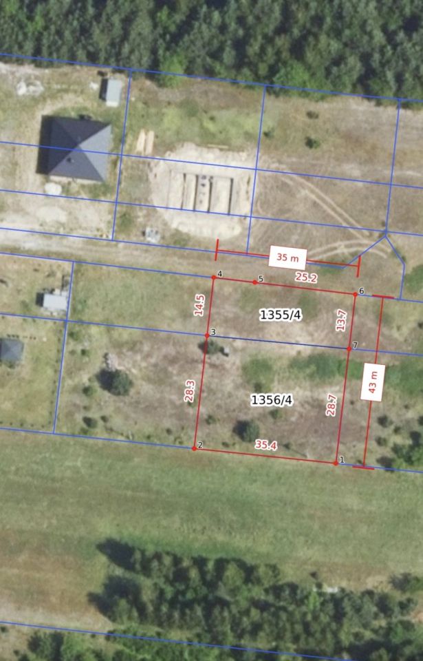 Działka budowlana Pustków. Zdjęcie 2