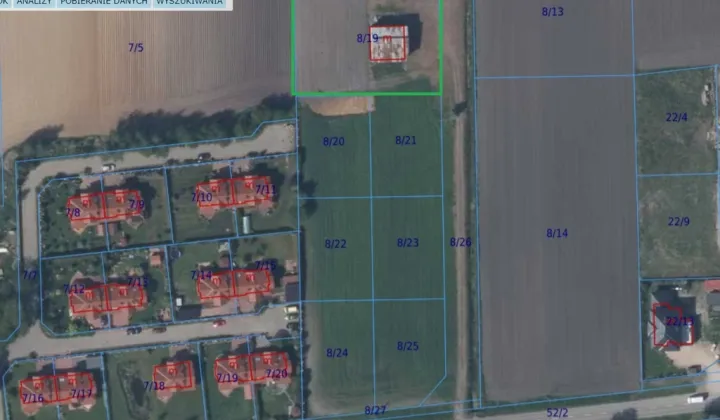 Działka budowlana Pogroszew-Kolonia, ul. Nowowiejska