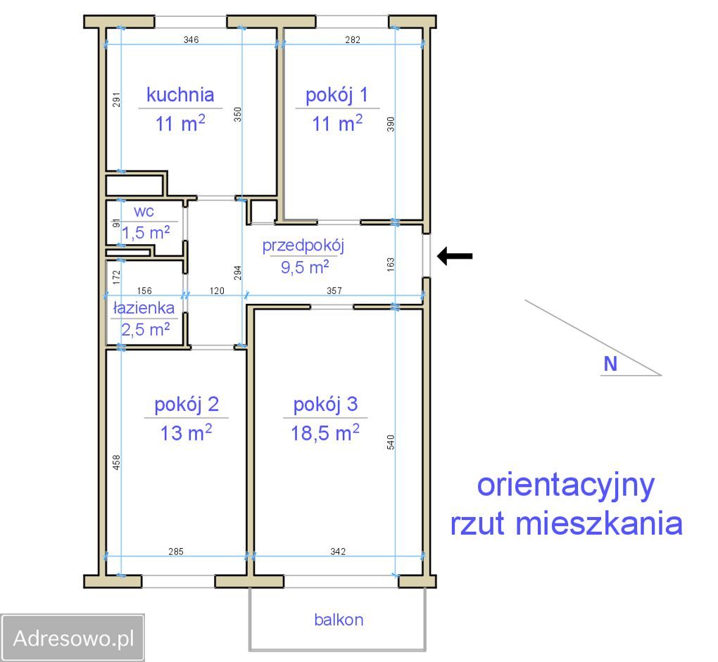 Mieszkanie 3-pokojowe Szczecin Prawobrzeże, ul. Mariana Falskiego. Zdjęcie 20