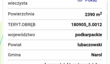 Działka rolno-budowlana Płazów