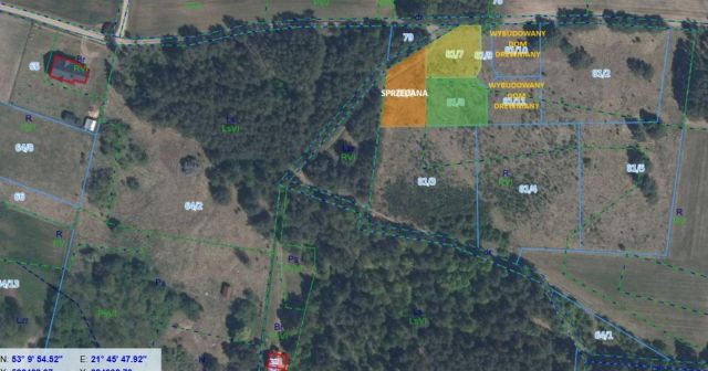 Działka rekreacyjna Rybaki. Zdjęcie 1