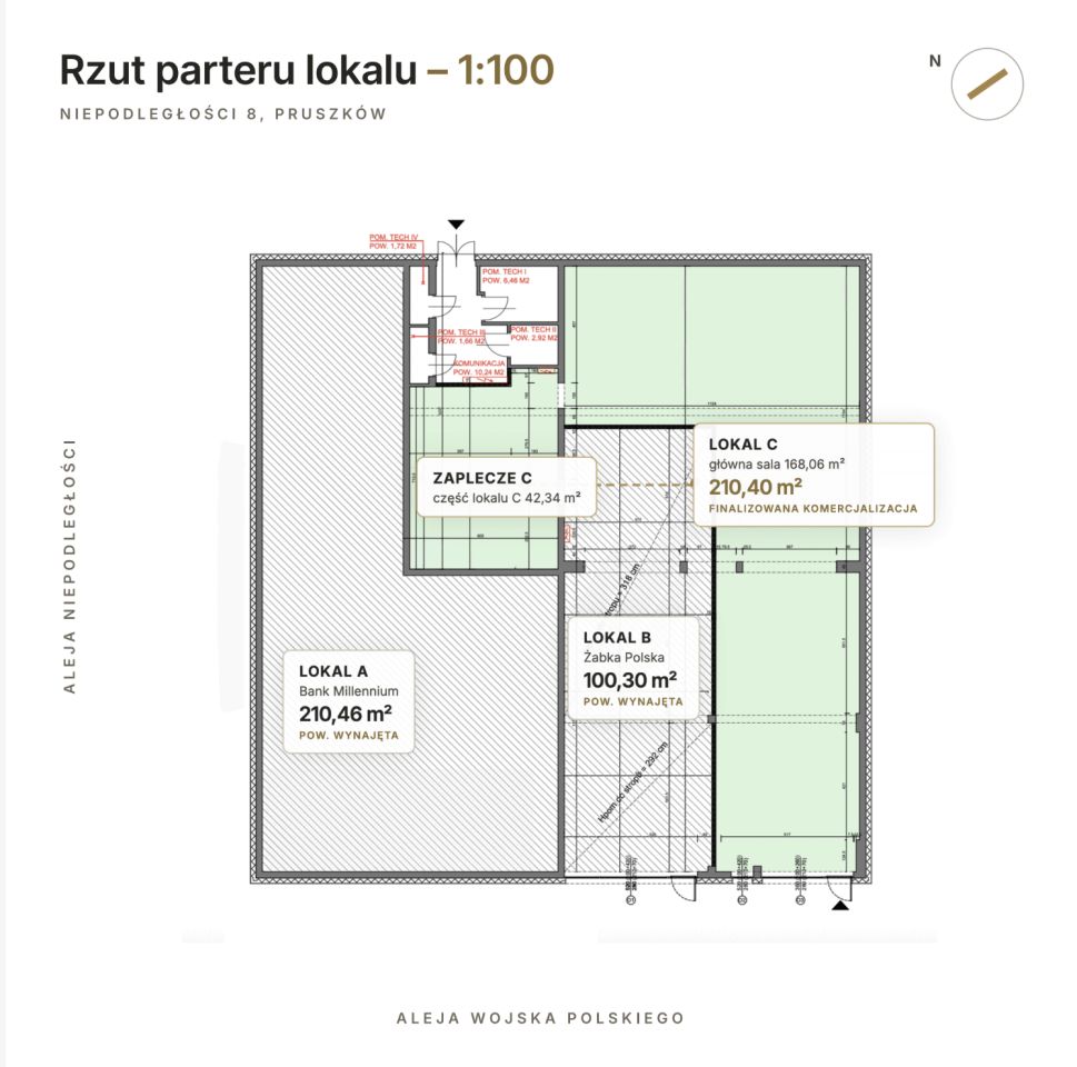 Lokal Pruszków Centrum, al. Niepodległości. Zdjęcie 3