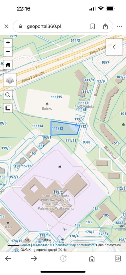 Działka budowlana Wałbrzych Podzamcze, ul. Blankowa. Zdjęcie 2