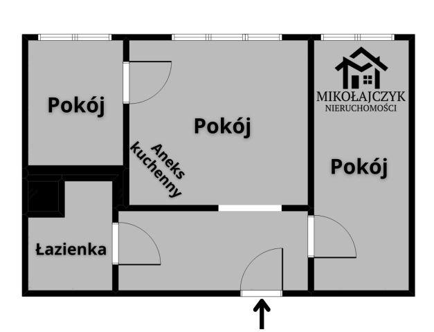 Mieszkanie 3-pokojowe Bartoszyce, ul. Warszawska. Zdjęcie 11