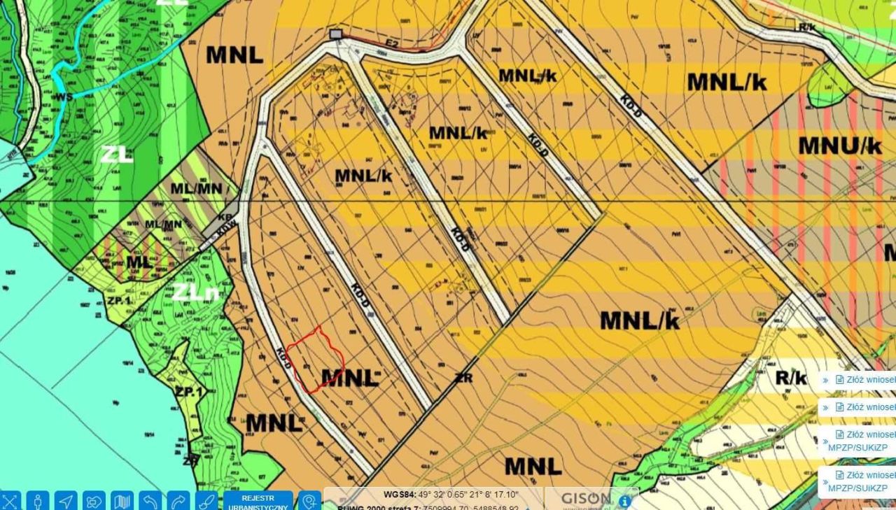 Działka budowlana Uście Gorlickie. Zdjęcie 3