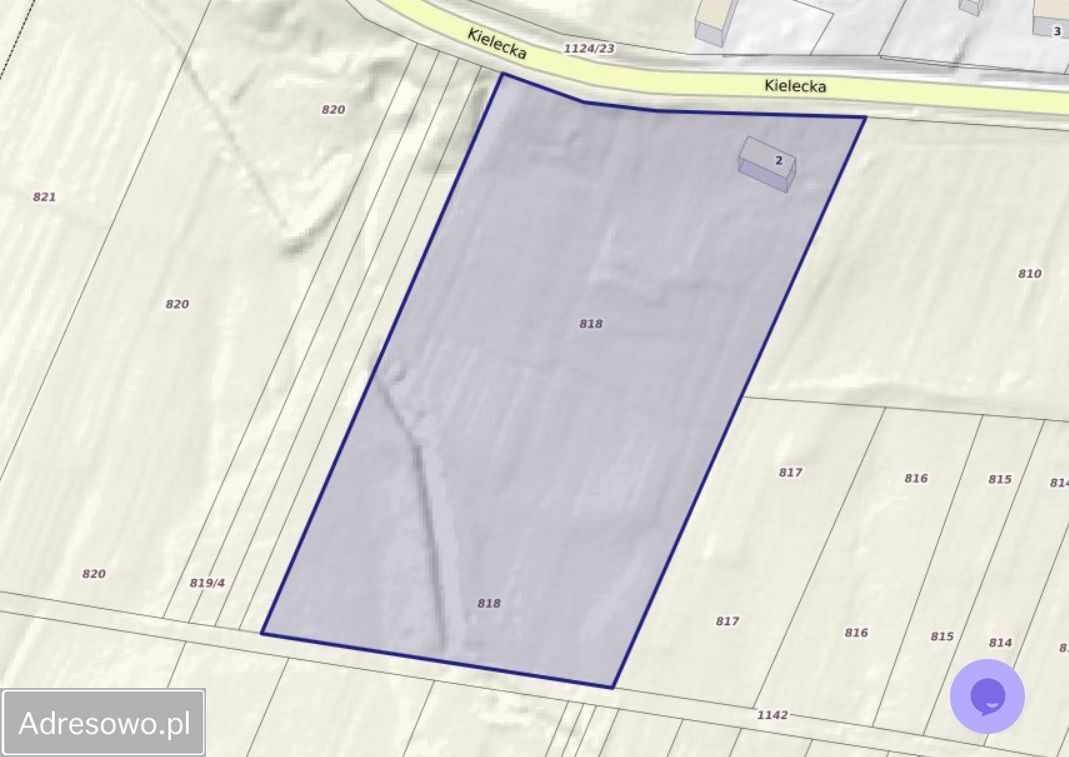Działka rolno-budowlana Jaworznik, ul. Kielecka