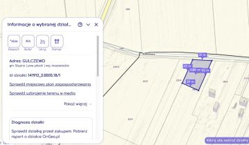 Działka budowlana Stare Gulczewo