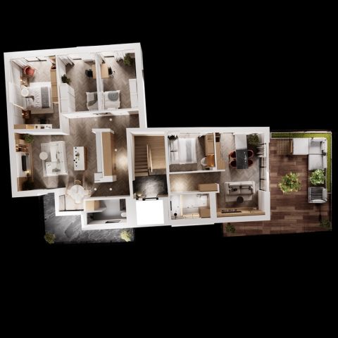 Mieszkanie 4-pokojowe Warszawa Praga-Południe, ul. Ludwika Kickiego. Zdjęcie 5