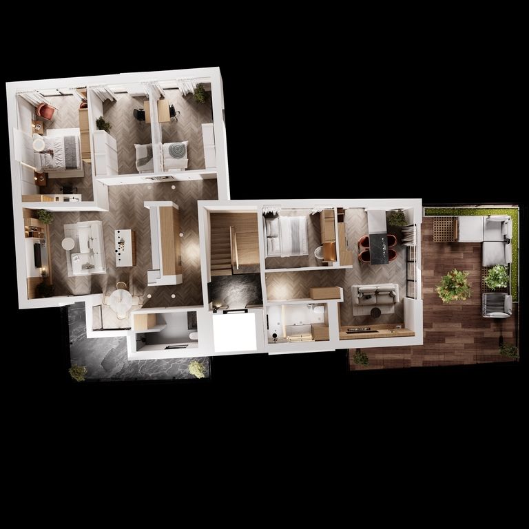 Mieszkanie 4-pokojowe Warszawa Praga-Południe, ul. Ludwika Kickiego. Zdjęcie 5