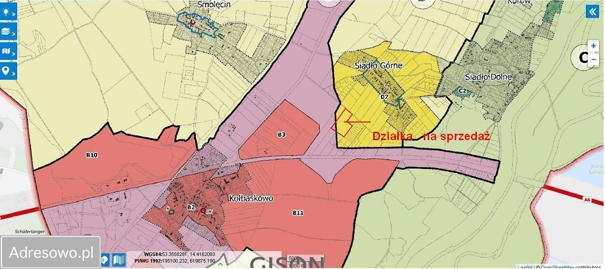 Działka rolna Siadło Górne. Zdjęcie 2