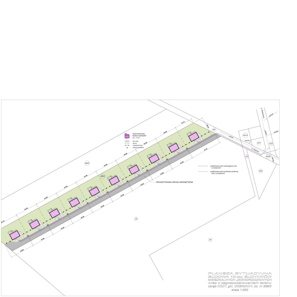 Działka rolno-budowlana Dobrzany, ul. Szkolna. Zdjęcie 4