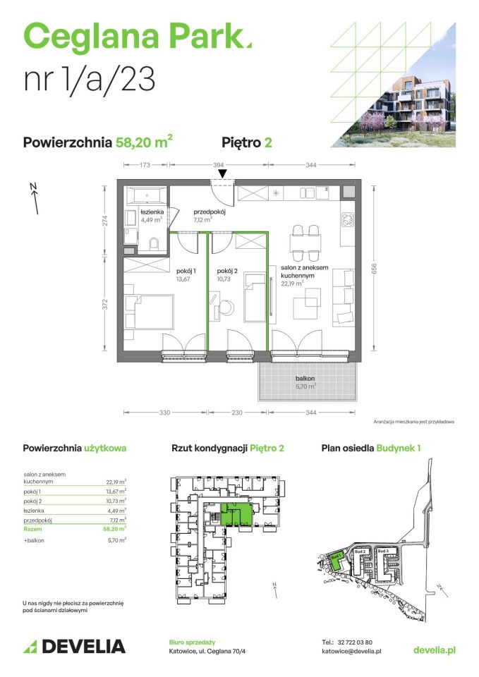 Mieszkanie 3-pokojowe Katowice Brynów, ul. Ceglana. Zdjęcie 7