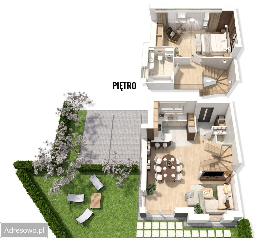 bliźniak, 3 pokoje Gdańsk Osowa, ul. Chełmińska. Zdjęcie 11