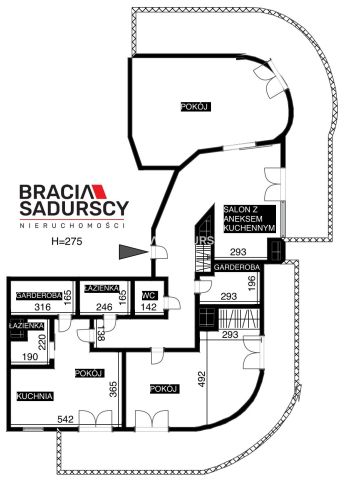 Mieszkanie 4-pokojowe Kraków Grzegórzki, ul. płk. Francesco Nullo. Zdjęcie 31
