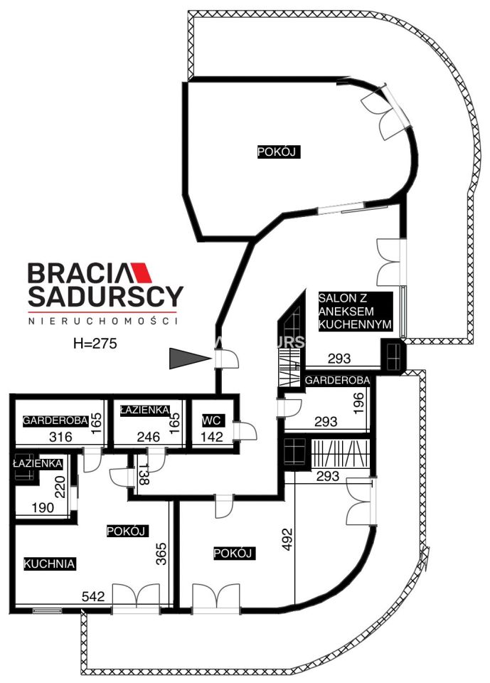 Mieszkanie 4-pokojowe Kraków Grzegórzki, ul. płk. Francesco Nullo. Zdjęcie 31