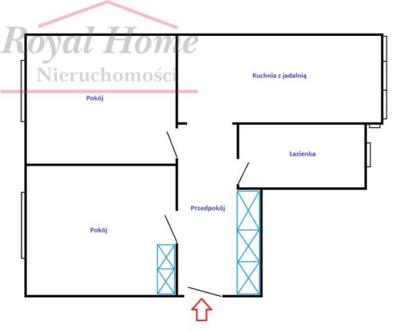 Mieszkanie 2-pokojowe Wrocław Fabryczna. Zdjęcie 14