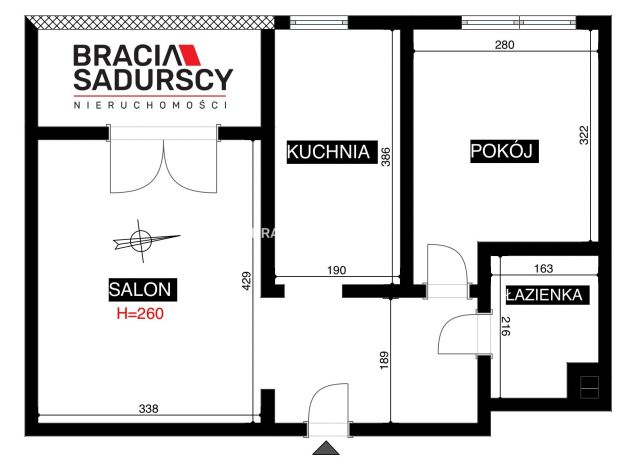 Mieszkanie 2-pokojowe Kraków Podgórze, ul. Myśliwska. Zdjęcie 14