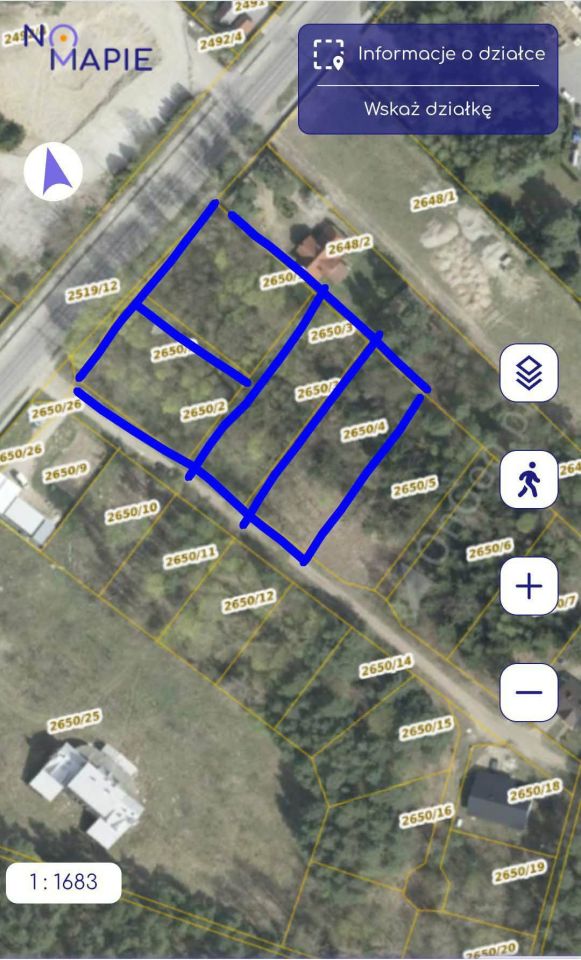 Działka budowlana Ostrów Mazowiecka, ul. Warszawska