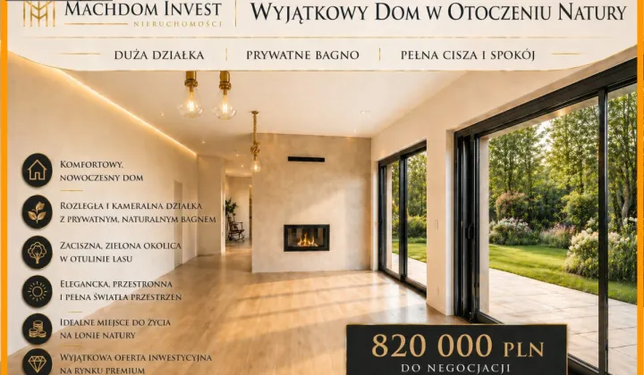 dom wolnostojący, 3 pokoje Rypin