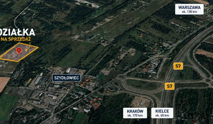 Działka inwestycyjna Szydłowiec, ul. Północna