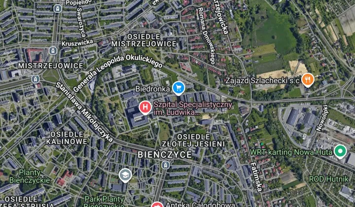 Mieszkanie 1-pokojowe Kraków Mistrzejowice, ul. gen. Leopolda Okulickiego