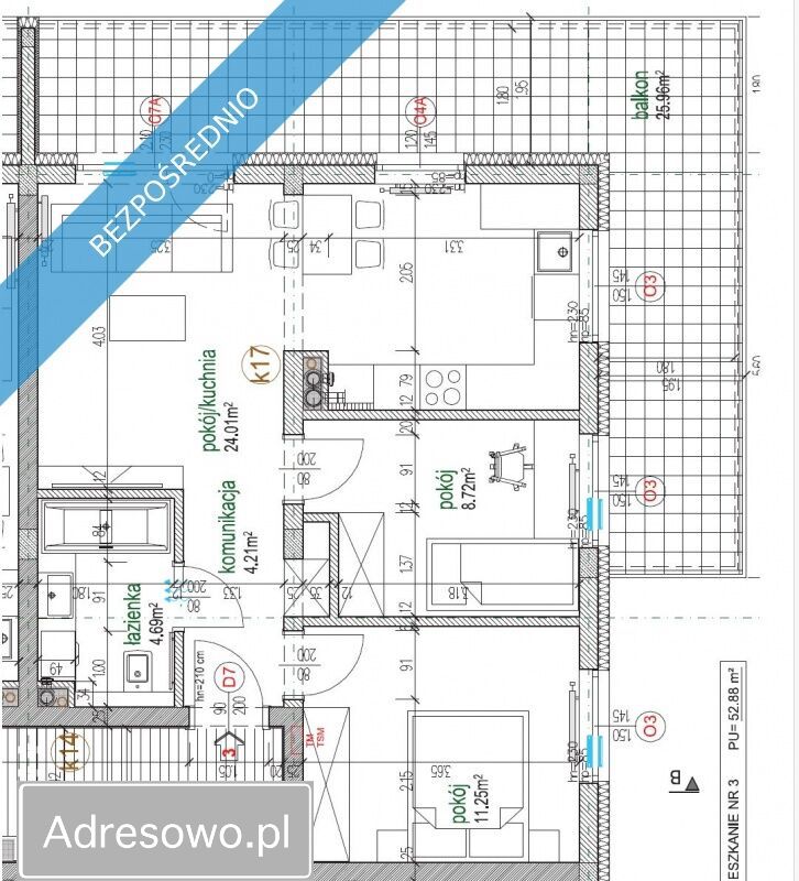 Mieszkanie 3-pokojowe Częstochowa Wrzosowiak. Zdjęcie 10