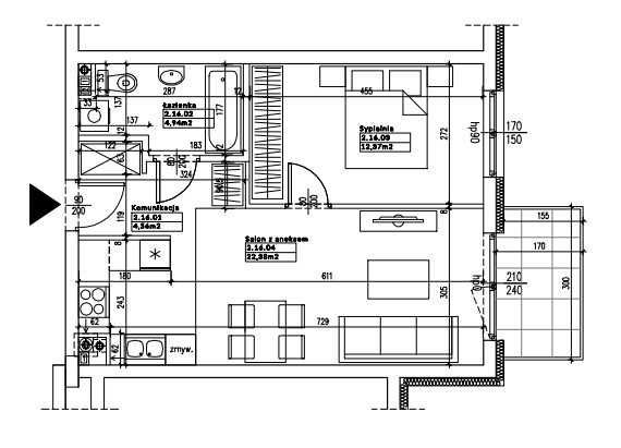 Mieszkanie 2-pokojowe Warka. Zdjęcie 8