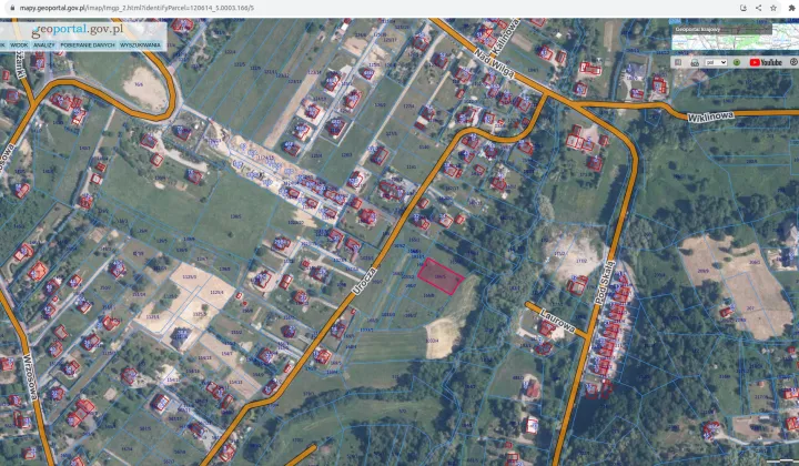 Działka budowlana Wrząsowice, ul. Urocza