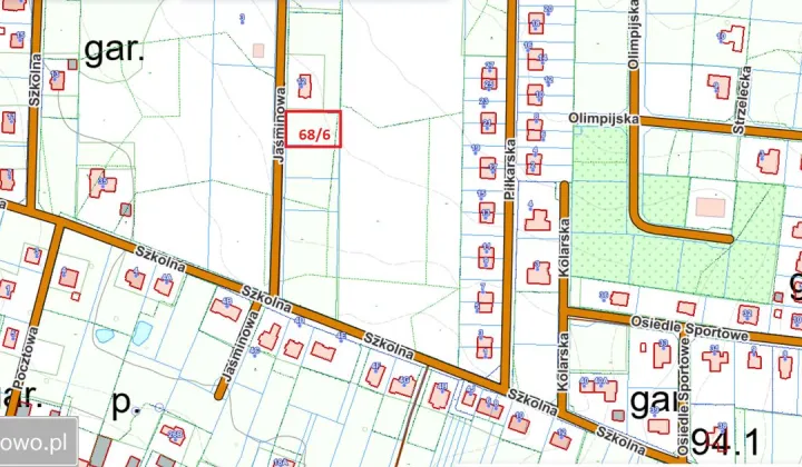 Działka rolna Baczyna, ul. Jaśminowa