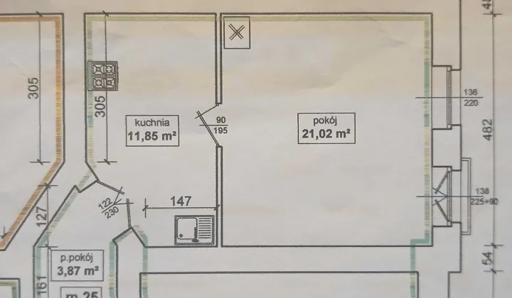 Mieszkanie 3-pokojowe Łódź Śródmieście, ul. Stefana Jaracza