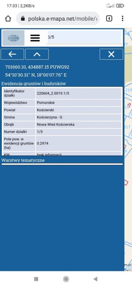 Działka rekreacyjna Nowa Wieś Kościerska, ul. Zielona. Zdjęcie 2