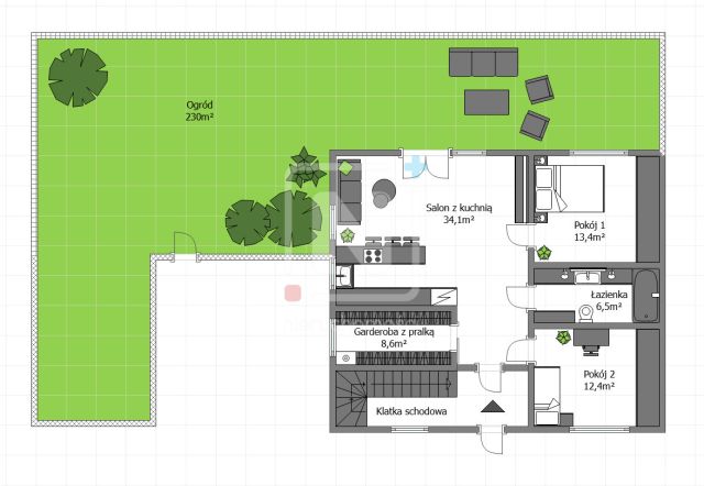 Mieszkanie 3-pokojowe Warszawa Wawer, ul. Celulozy. Zdjęcie 10