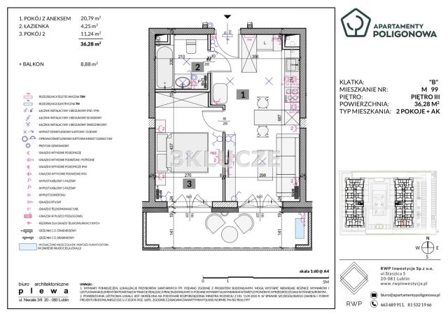 Mieszkanie 2-pokojowe Lublin Sławin. Zdjęcie 2