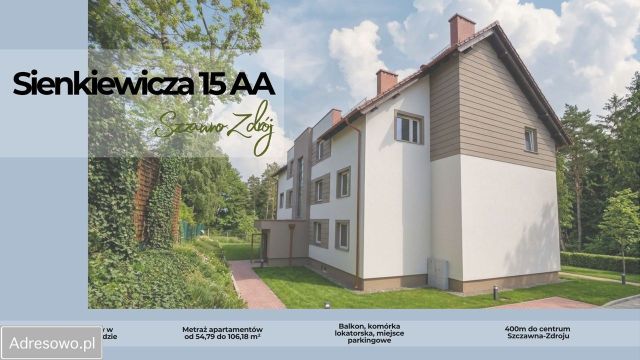 Mieszkanie 2-pokojowe Szczawno-Zdrój, ul. Henryka Sienkiewicza. Zdjęcie 1