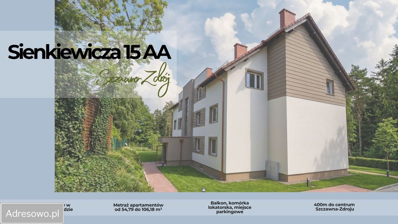 Mieszkanie 2-pokojowe Szczawno-Zdrój, ul. Henryka Sienkiewicza. Zdjęcie 1