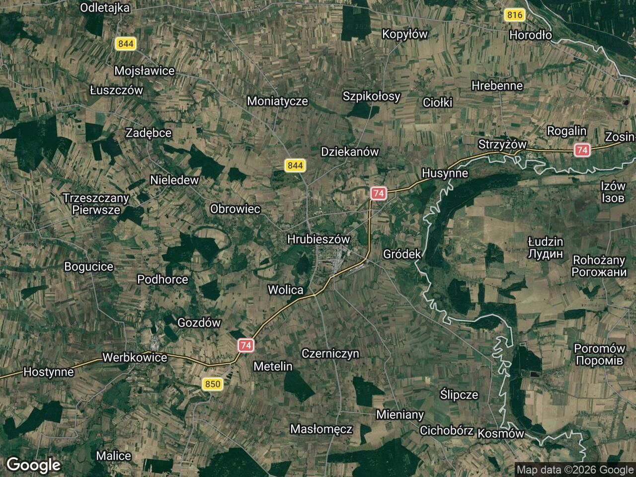 Działka rolna Hrubieszów Sławęcin, droga boczna od Stefana Żeromskiego. Zdjęcie 1