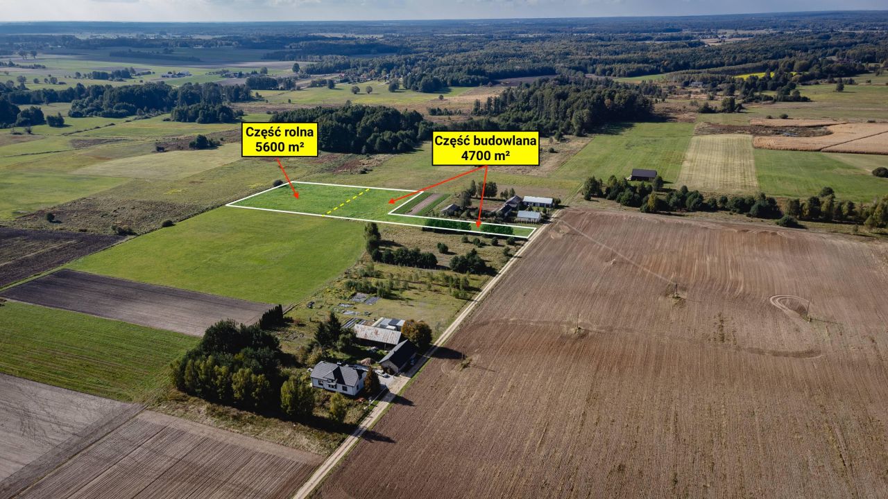 Działka rolno-budowlana Rososz. Zdjęcie 2