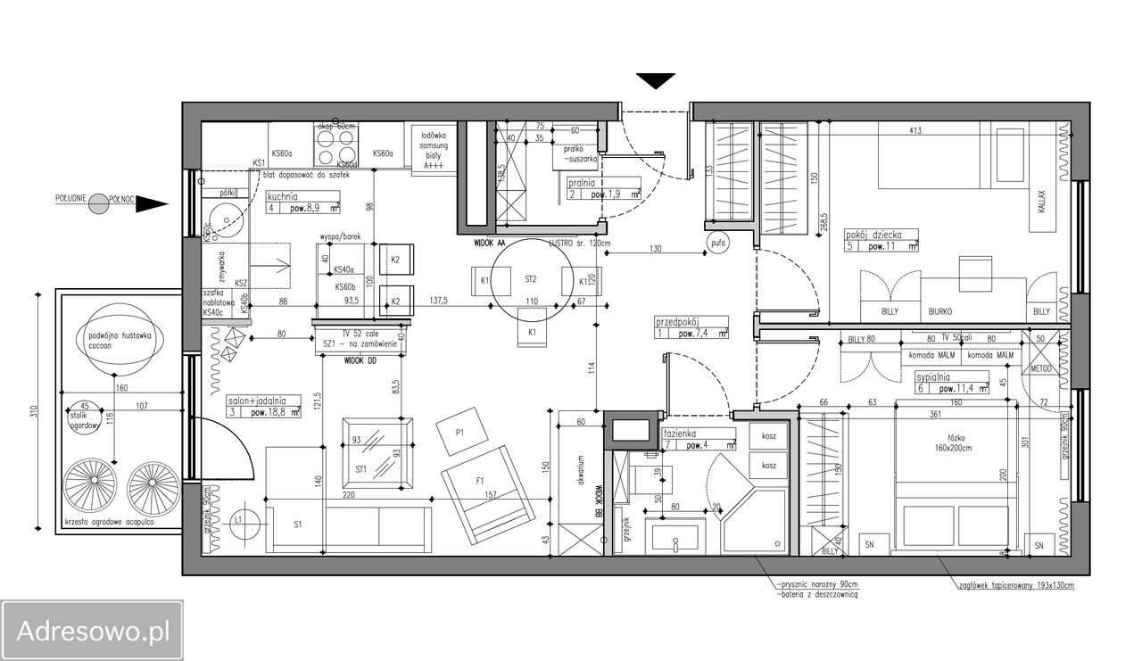 Mieszkanie 3-pokojowe Warszawa Grochów, ul. Przeworska. Zdjęcie 14