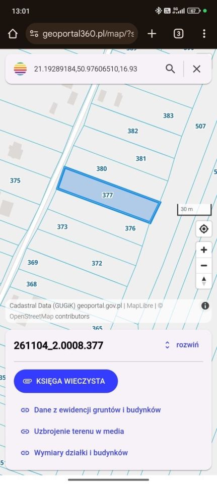 Działka budowlana Godów. Zdjęcie 4